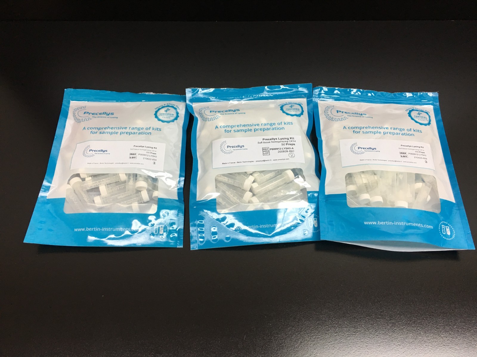 Precellys REF P000912-LYSK0-A Lysing Kit Soft Tissue Homogenizing CK14 Lot 3 PKS