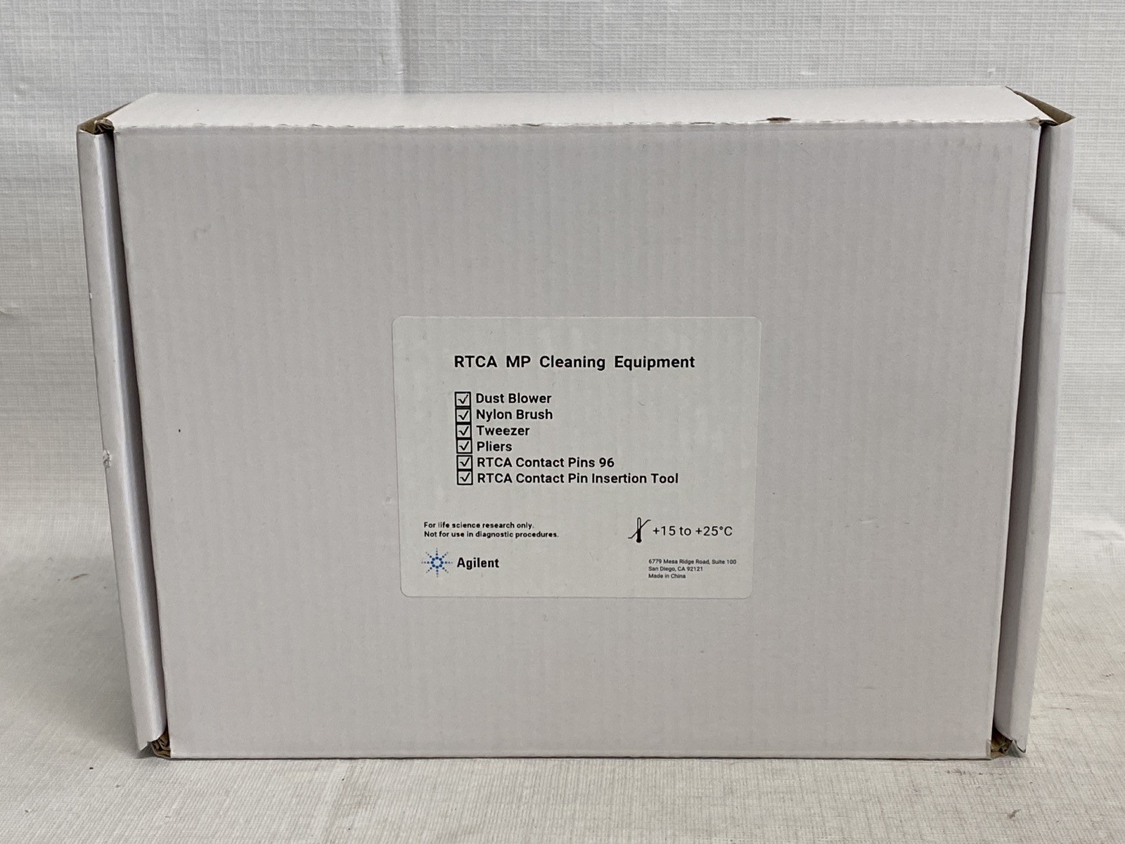 AGILENT xCelligence RTCA MP Cleaning Equipment Tool Kit 380101400