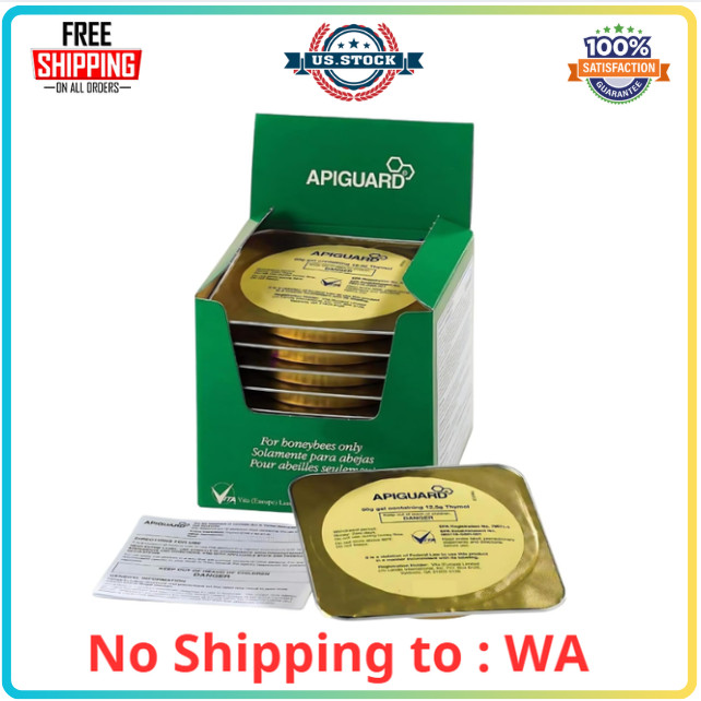 Apiguard ONE Box of Ten 50g Trays – Treatment for Bees