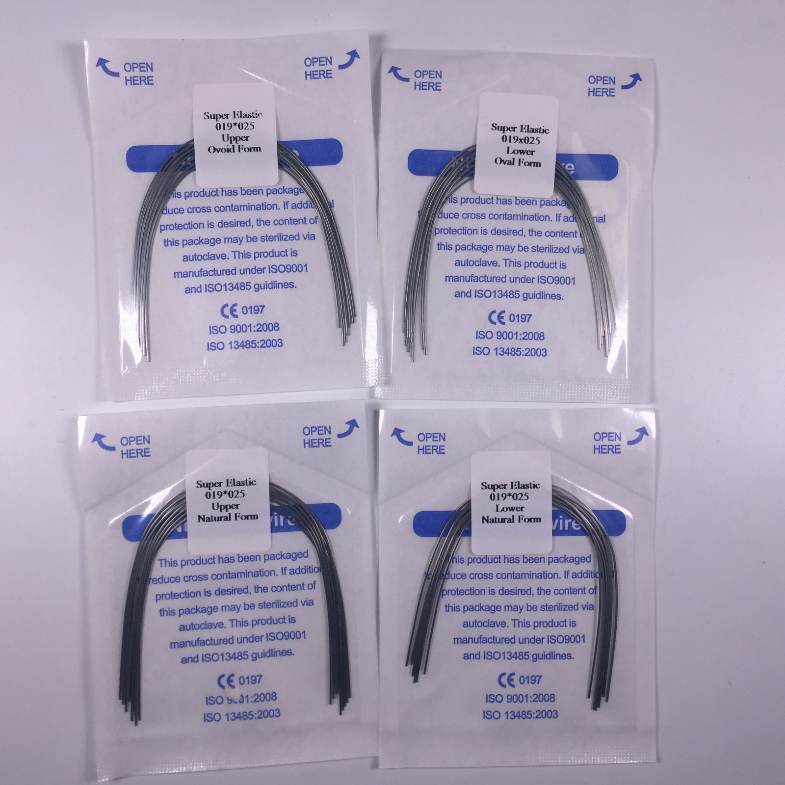 5 Bags Dental Niti Super Elastic Arch Wires Rectangular Ortho Natural/Oval Form
