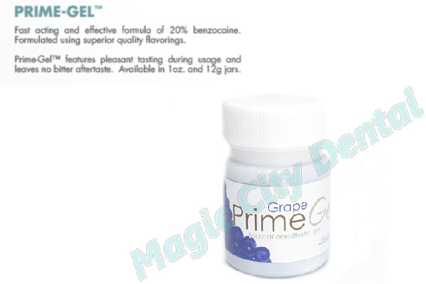 Prime-Dent Dental Topical Anesthetic 20% Benzocaine Gel – Grape