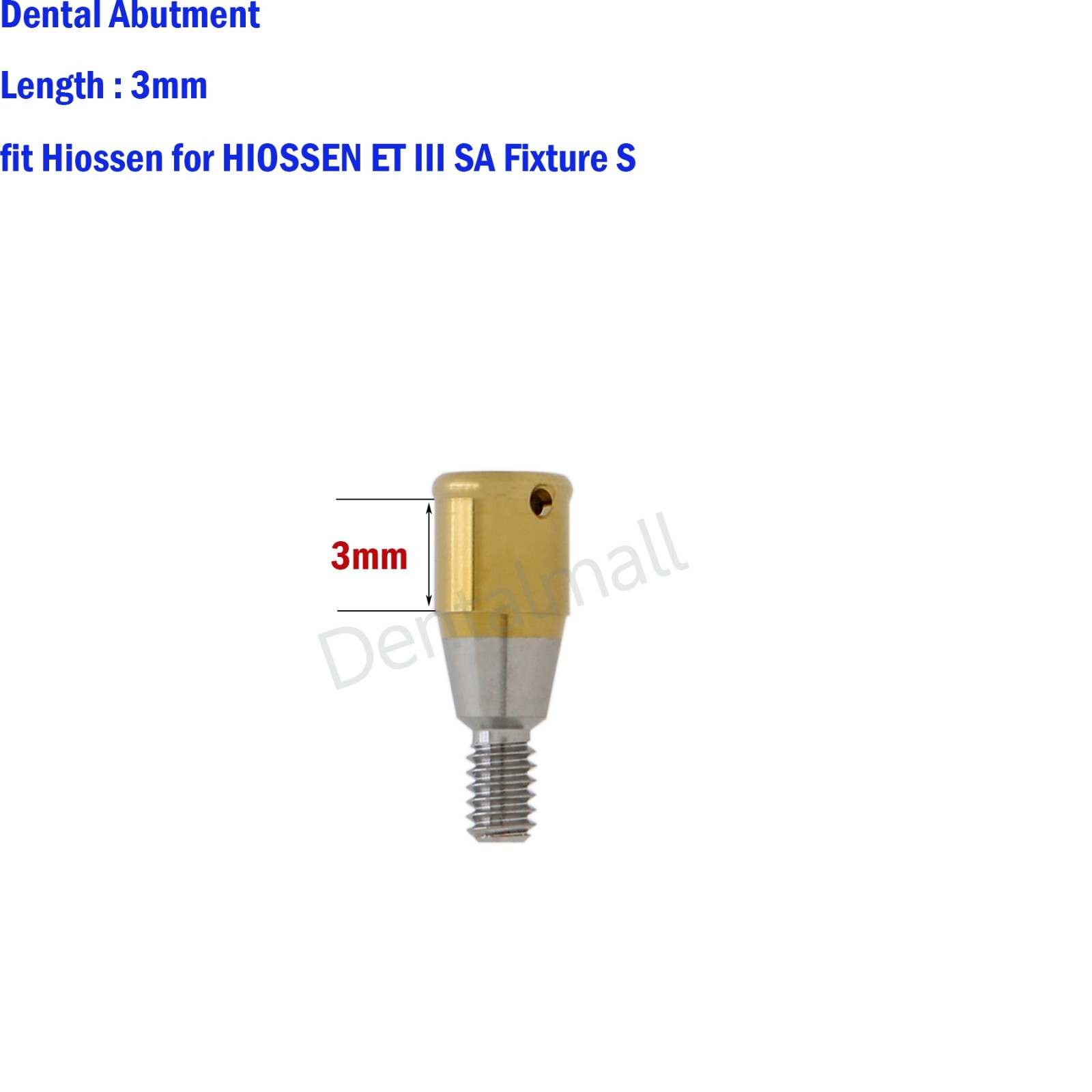 Oerdenture Remove Tools Regular Implant Abutment Male Cap Kit for HIOSSEN Osstem