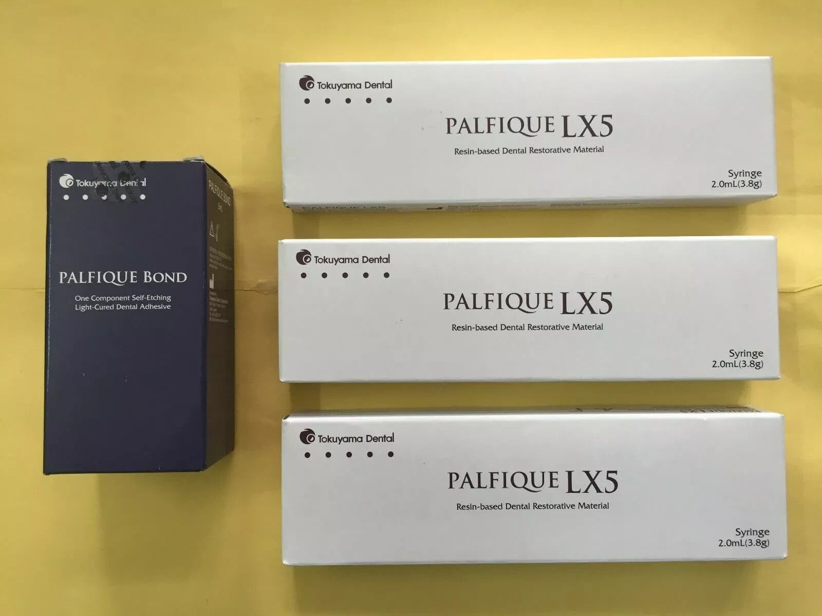 Tokuyama Dental Palfique LX5 Composite Restorative Kit of 3 Syringes + 1 Bond