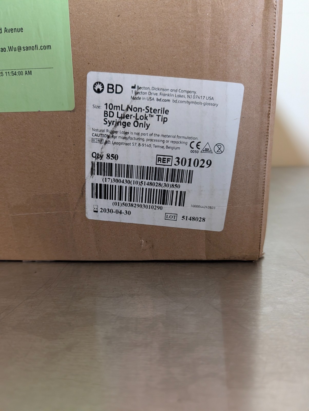 BD 301029 10mL Luer-Lok / OPEN BAG