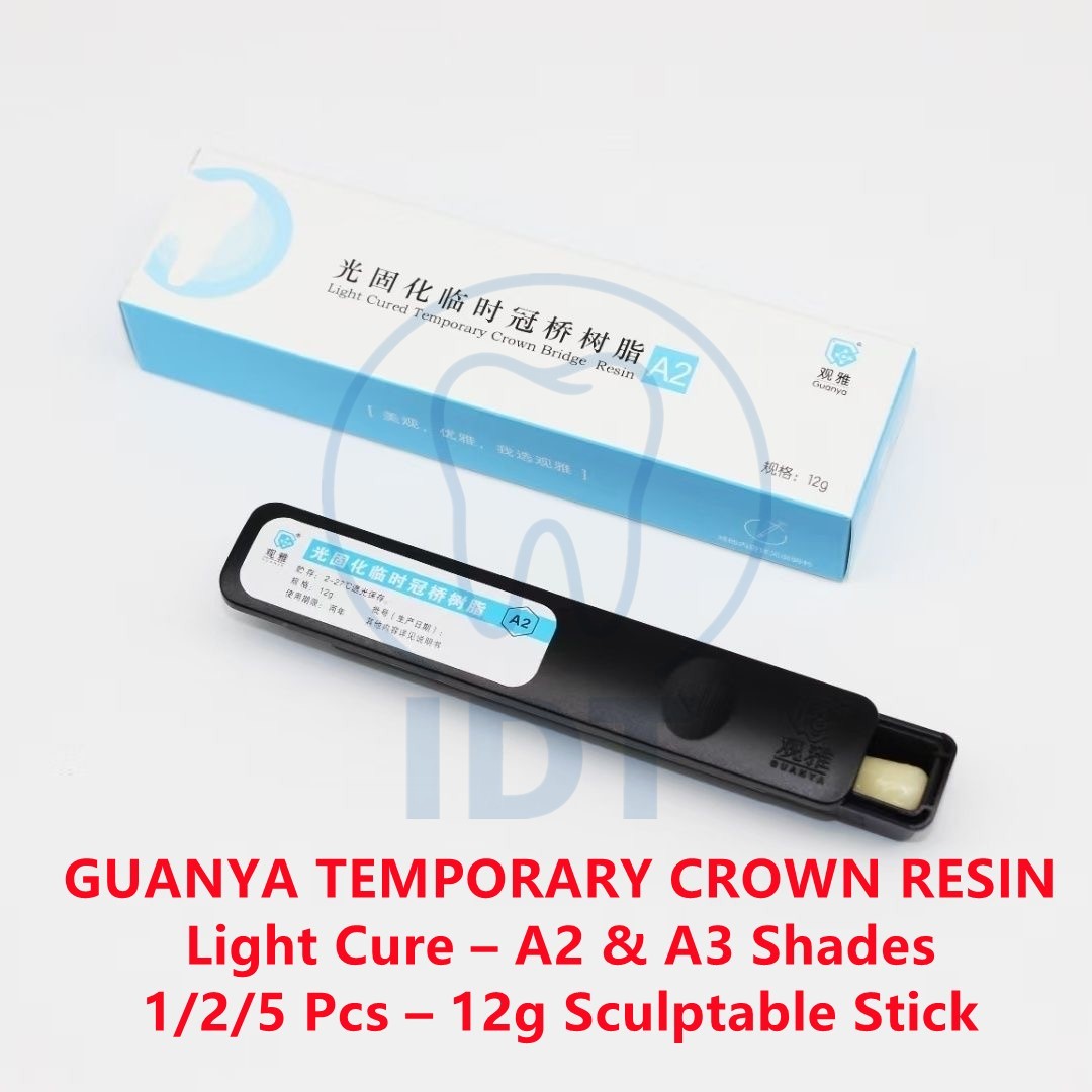 Guanya Light Cure Temporary Crown Resin, Dental Lab Composite
