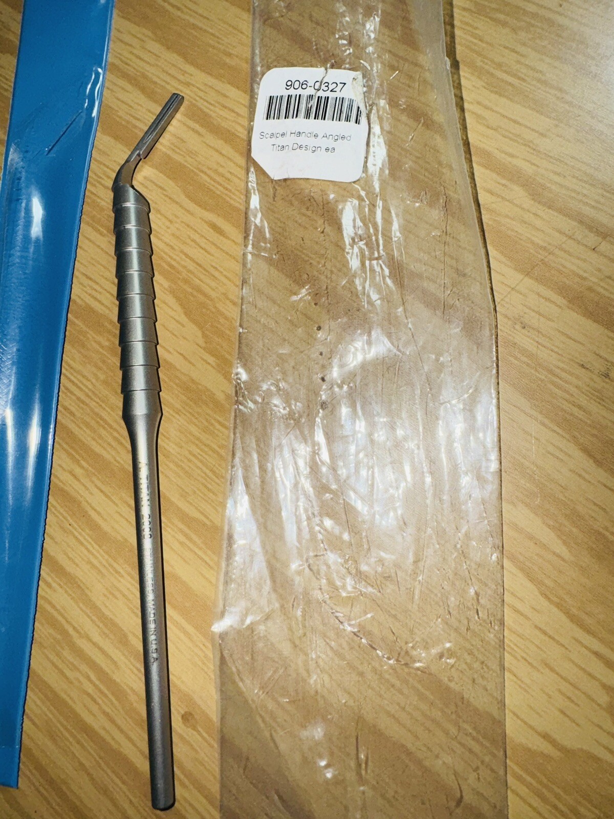 NEW ~ A. Titan Dental Instrument Scalpel Angled Handle USA