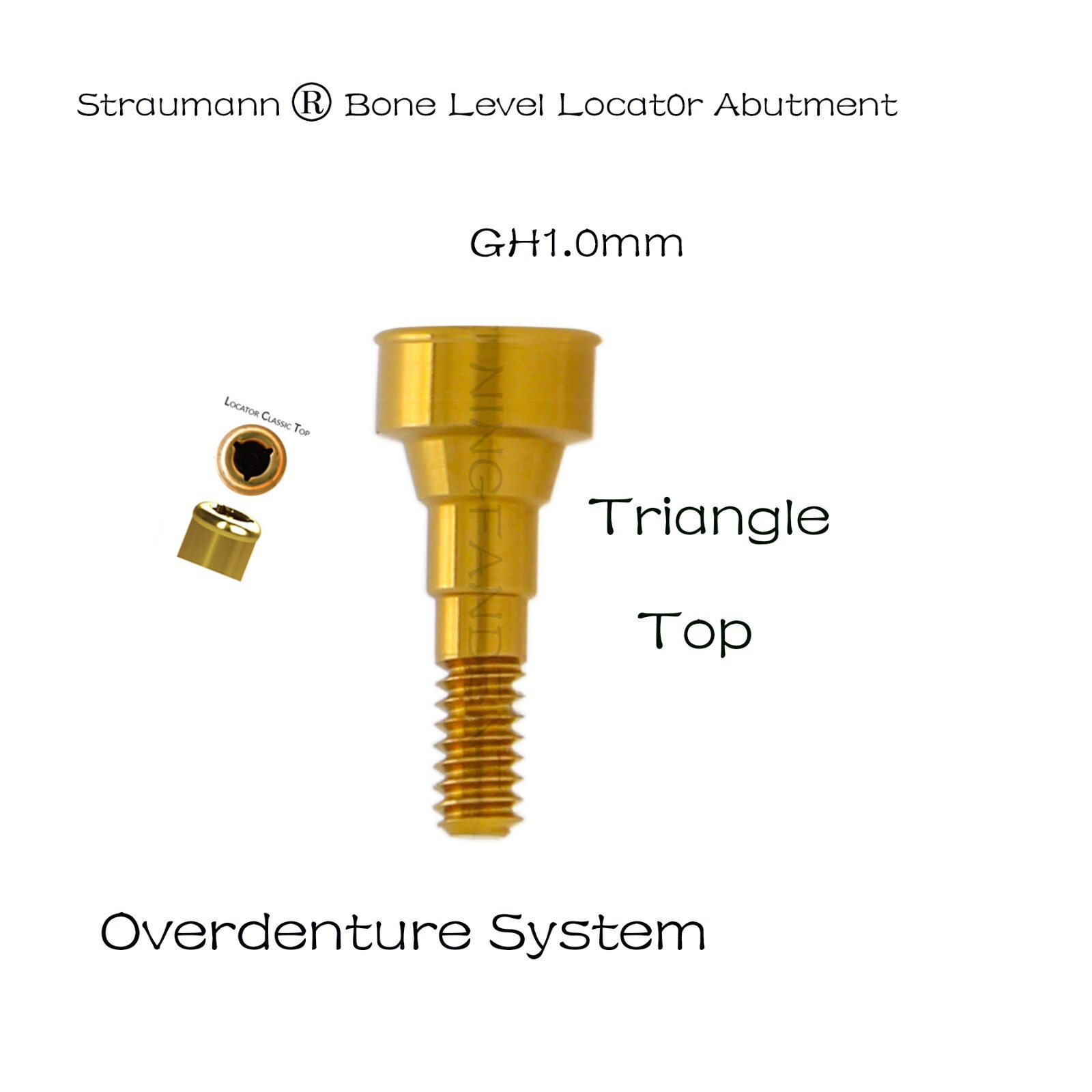 Straumann/ITI-Bone Level NC Dental Overdenture Locator Abutments For 1-5mm GH