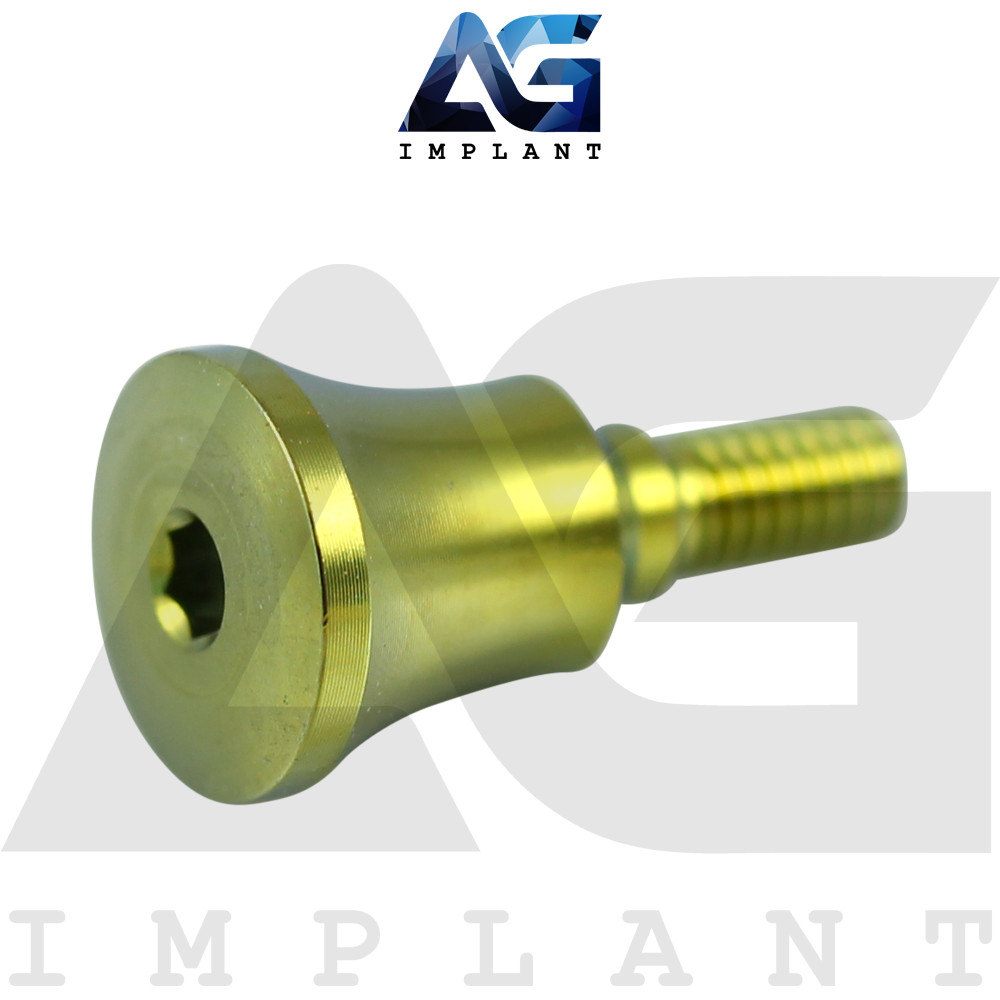10 Wide Concave Anatomic System Healing Cap Ø5.5 Dental With Screw Hexagon 2.42