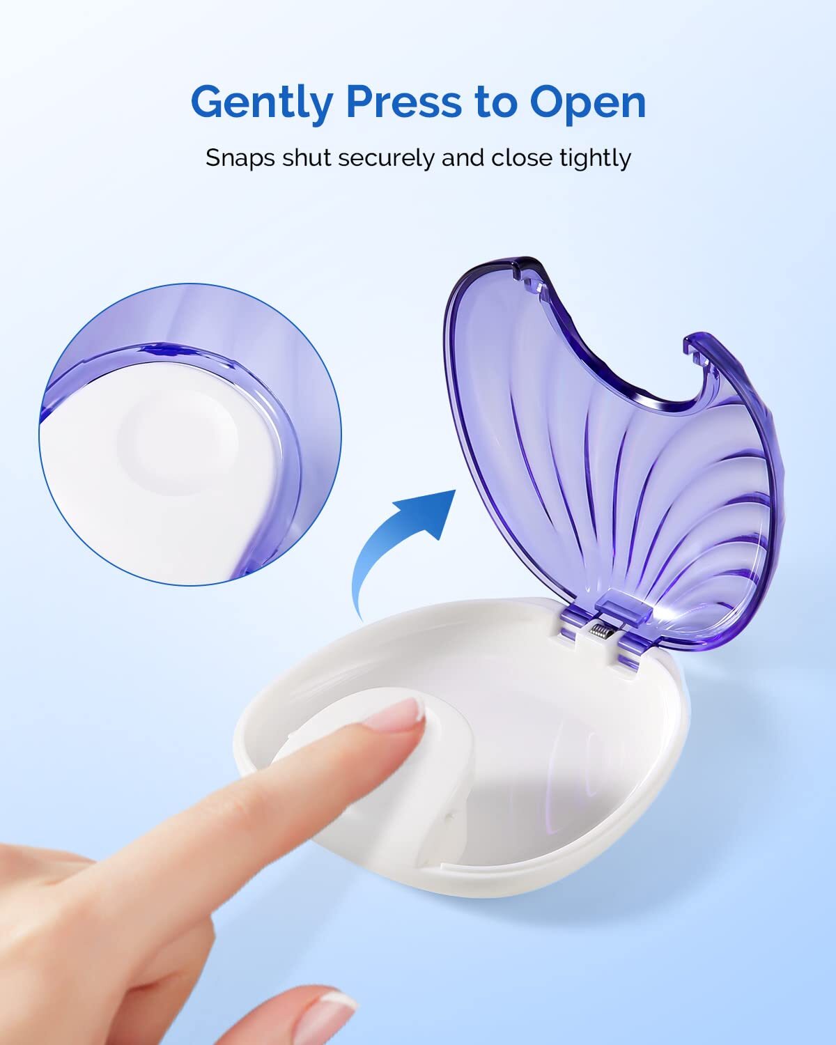 JMU Dental Orthodontic Retainer Case Denture Container Box