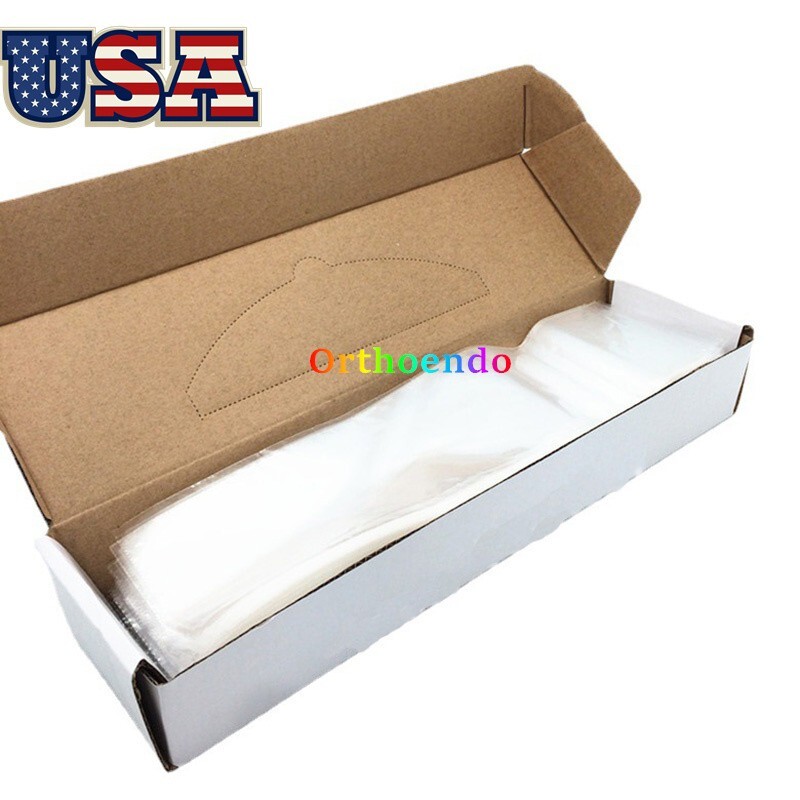 500Pcs/Box Dental X-Ray Sensor Covers Disposable Sensor Sleeves 4.2/4.5x20cm USA