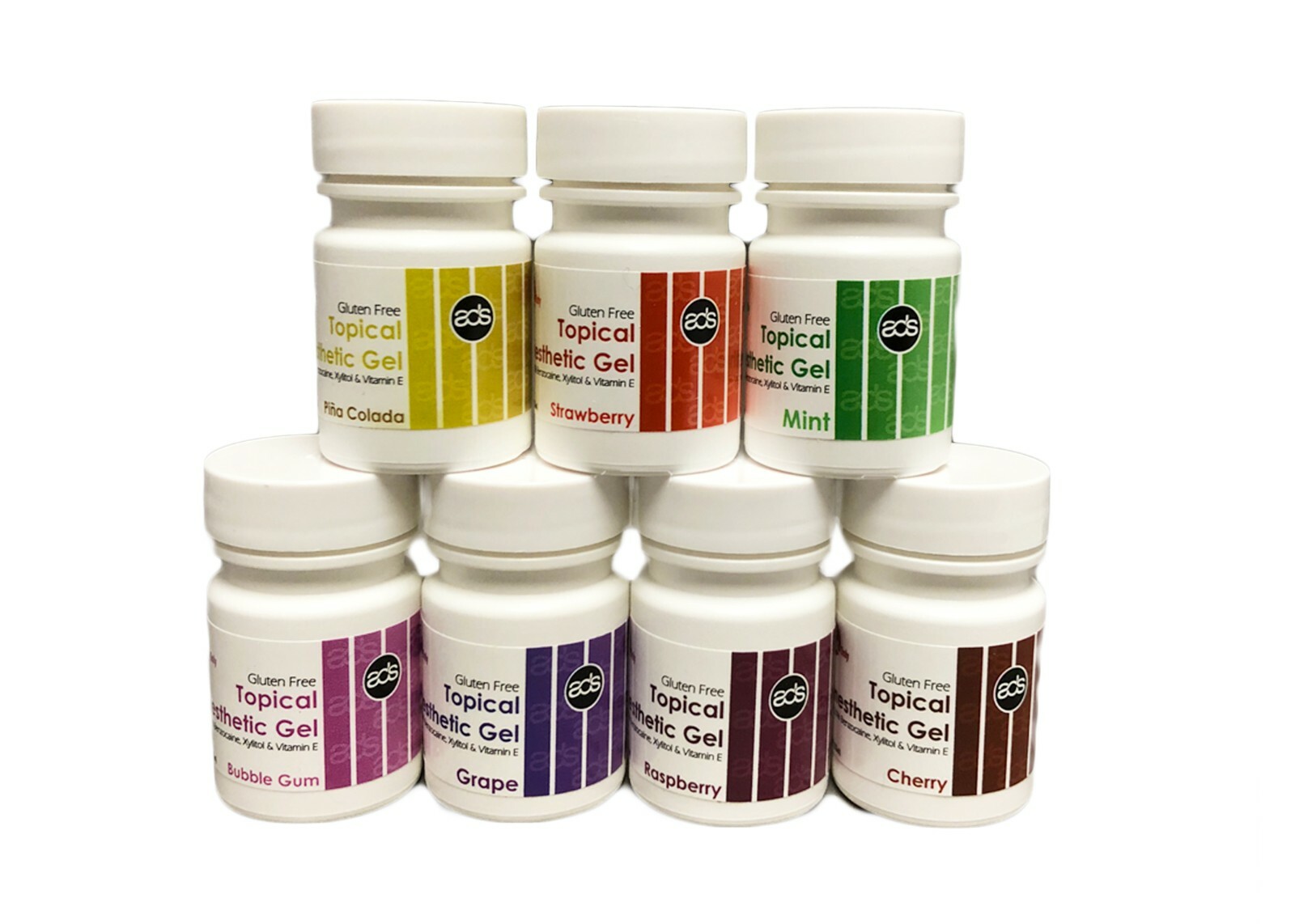 ADS 20% Benzocaine Topical Anesthetic Gel RASPBERRY 1 JAR