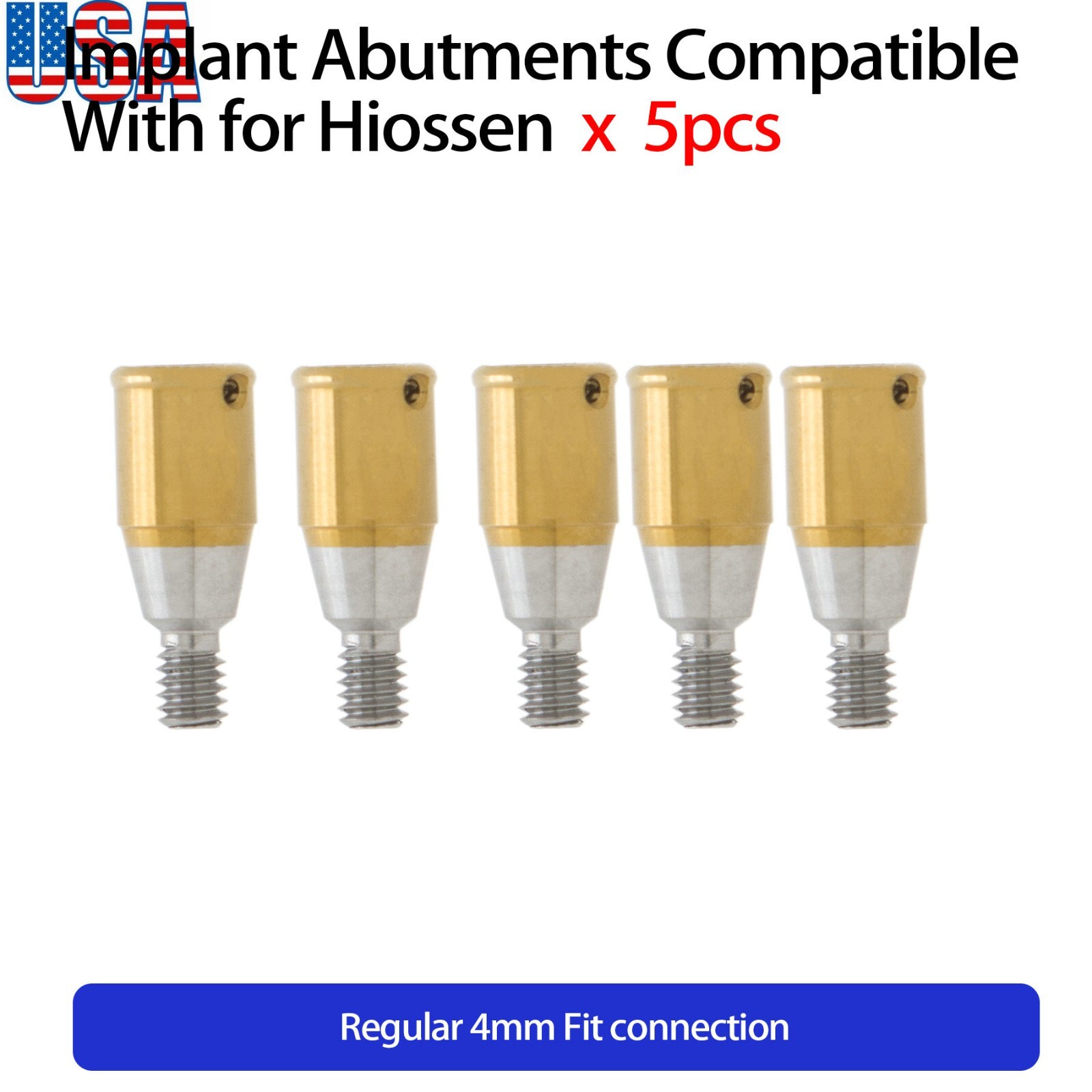 US Regular Locator Attachment Abutments for Hiossen ET Osstem TS 3.0-5.0mm GH