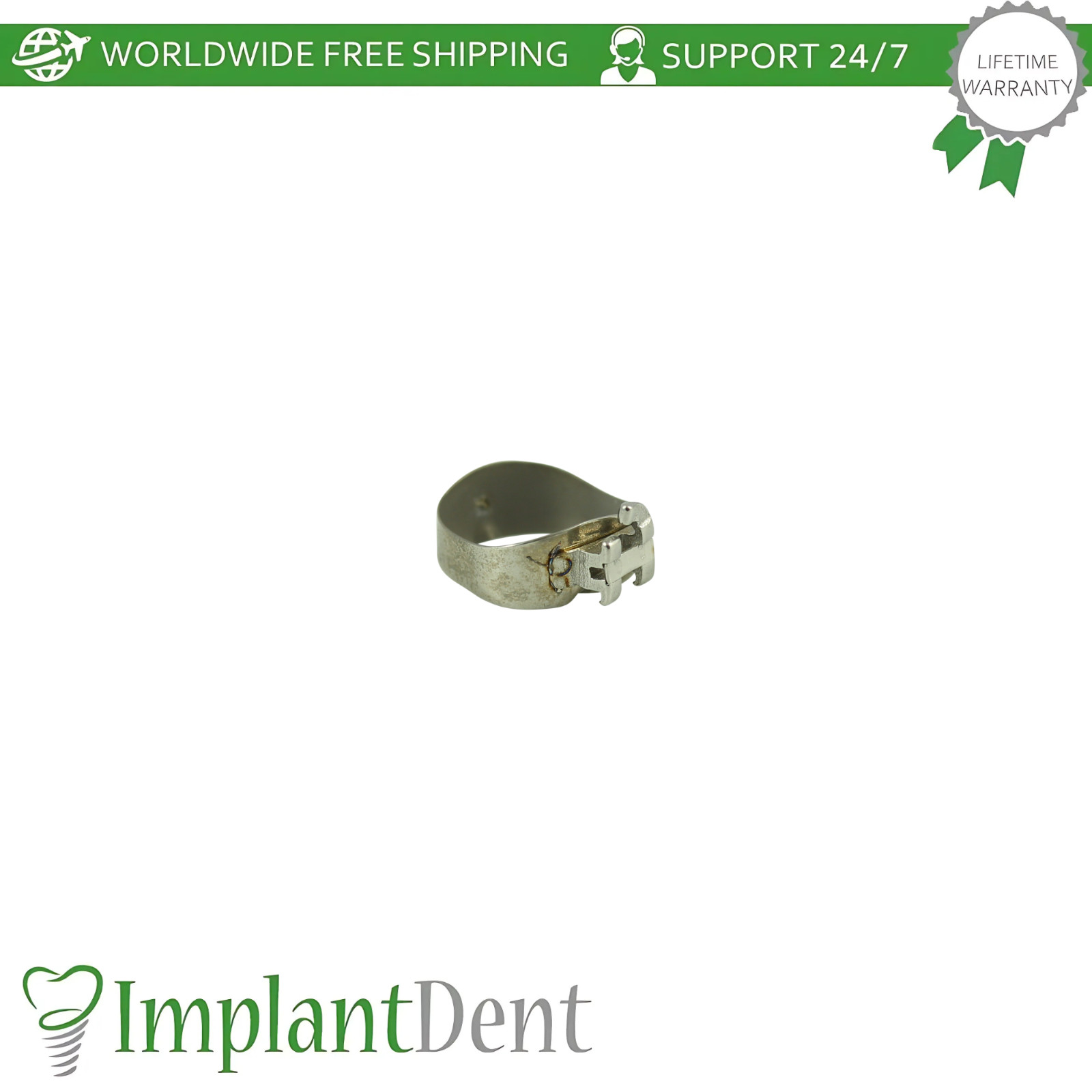 5x Dental Second Molar Single Tube Anatomical Upper Right Band Braces Span Lab