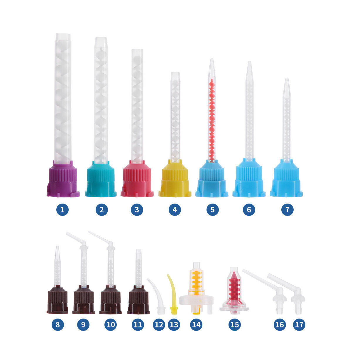 Dental Intra Oral Impression Mixing Tips Yellow 100/pk Yellow Mixers