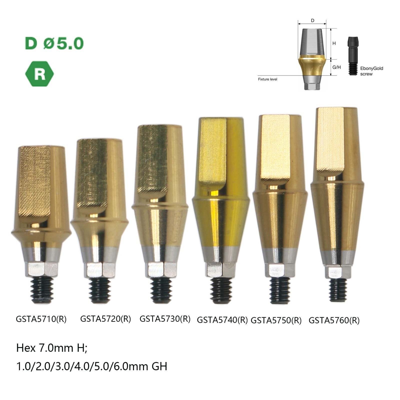 US Locator Abutments Straight/Angulated 17°Abutment For DIO UF Regular Implants