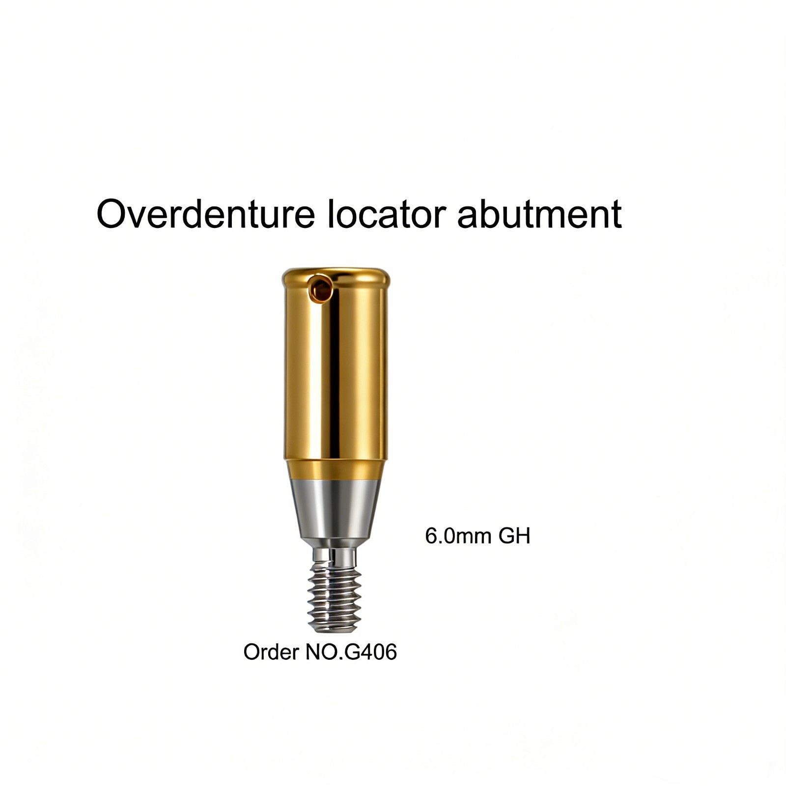 Hiossen ET titanium Locator Abutment Interna Hex Morse Taper Implant Overdenture