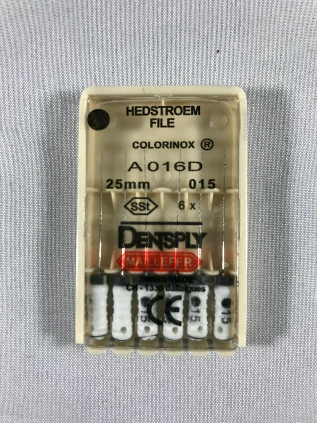 Dentsply Maillefer H-file Endodontic stainless steel 25mm All sizes 30 files/pk