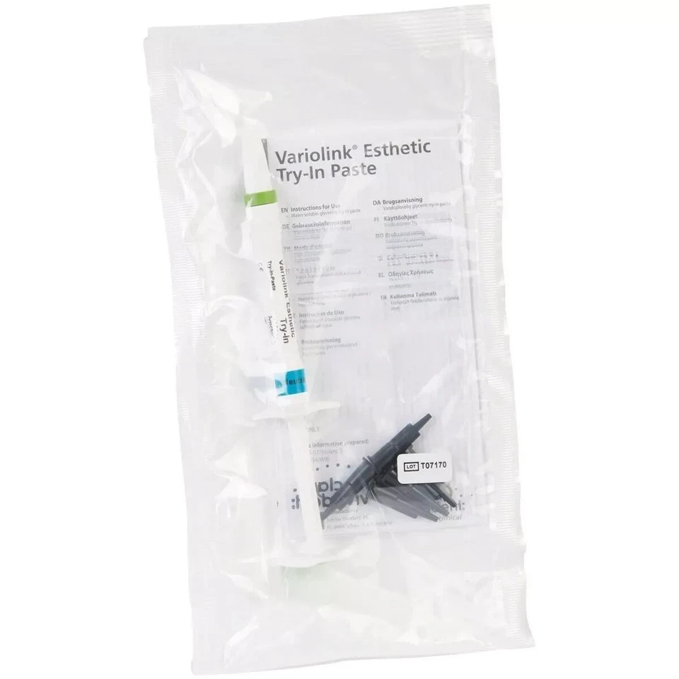 Try In Paste Neutral 1.7gm 666114Dental Ivoclar Vivadent Variolink Esthetic FS