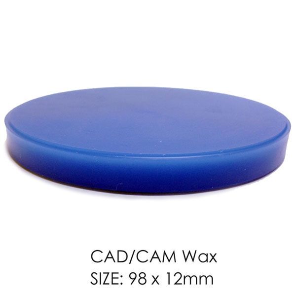 BesQual CAD/CAM Milling Wax Disc 98mm x 12 mm – Compatible with Multiple Devices