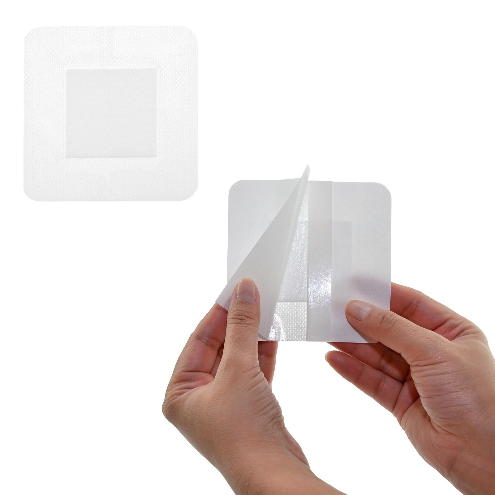 Dealmed Sterile Bordered Gauze Island Dressings 4×4 Inch (Pack of 25), White