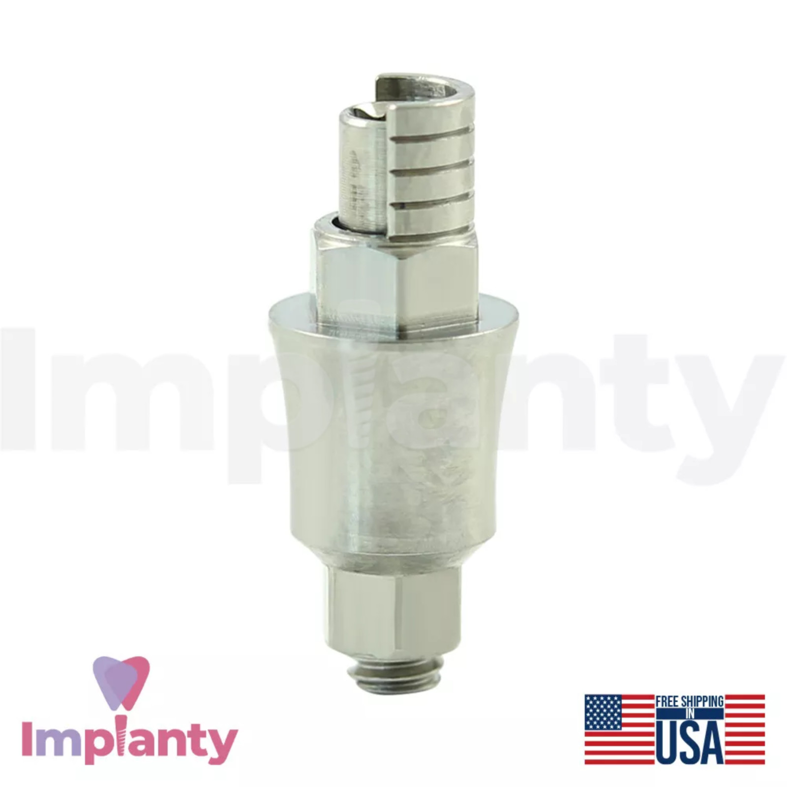 GDT Angulated Anti Rotational Titanium Base Int Hex 2.42mm Dental Lab CAD/CAM