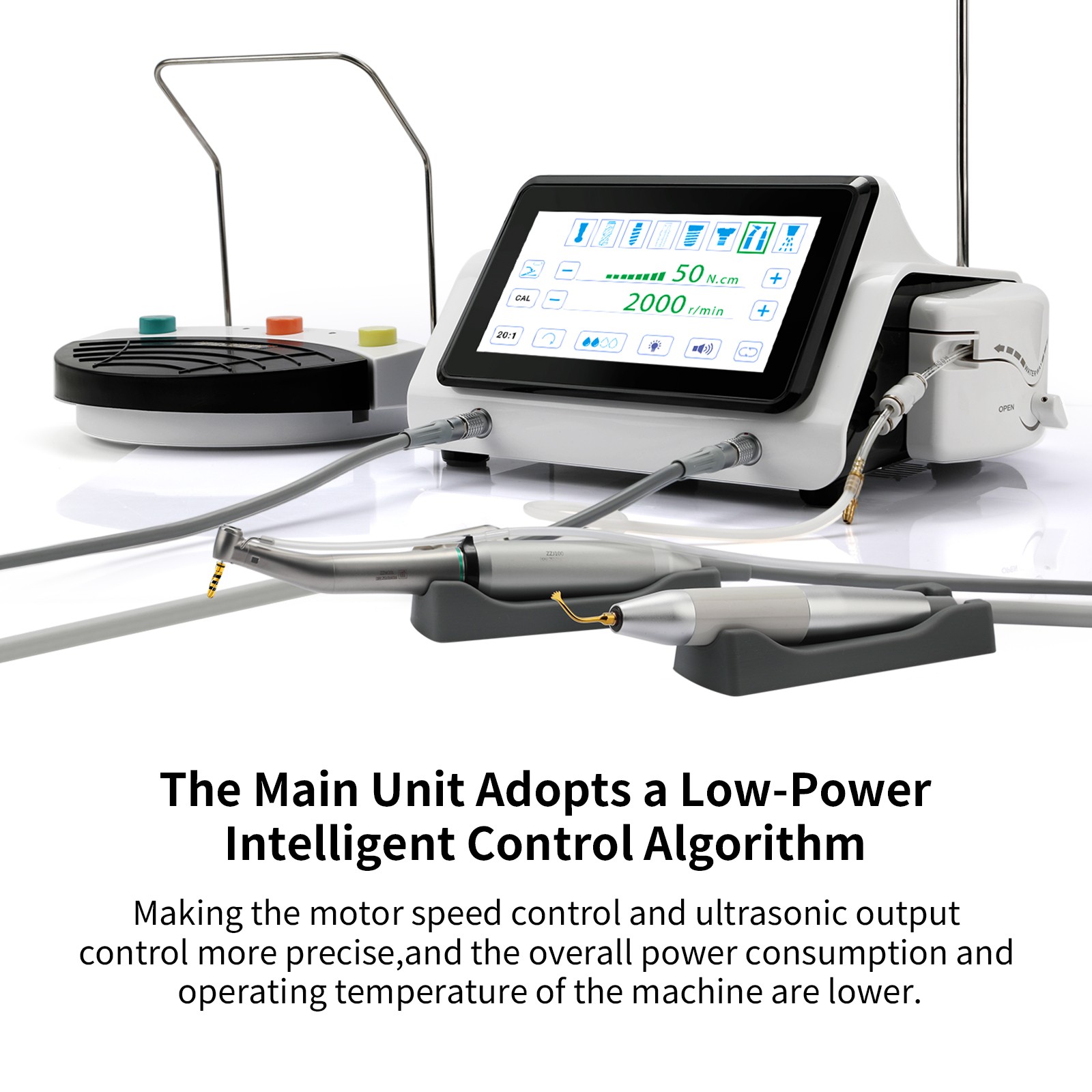 2in1 Dental Piezo Surgery & Implant Motor Device Ultrasonic Bone cutter Unit