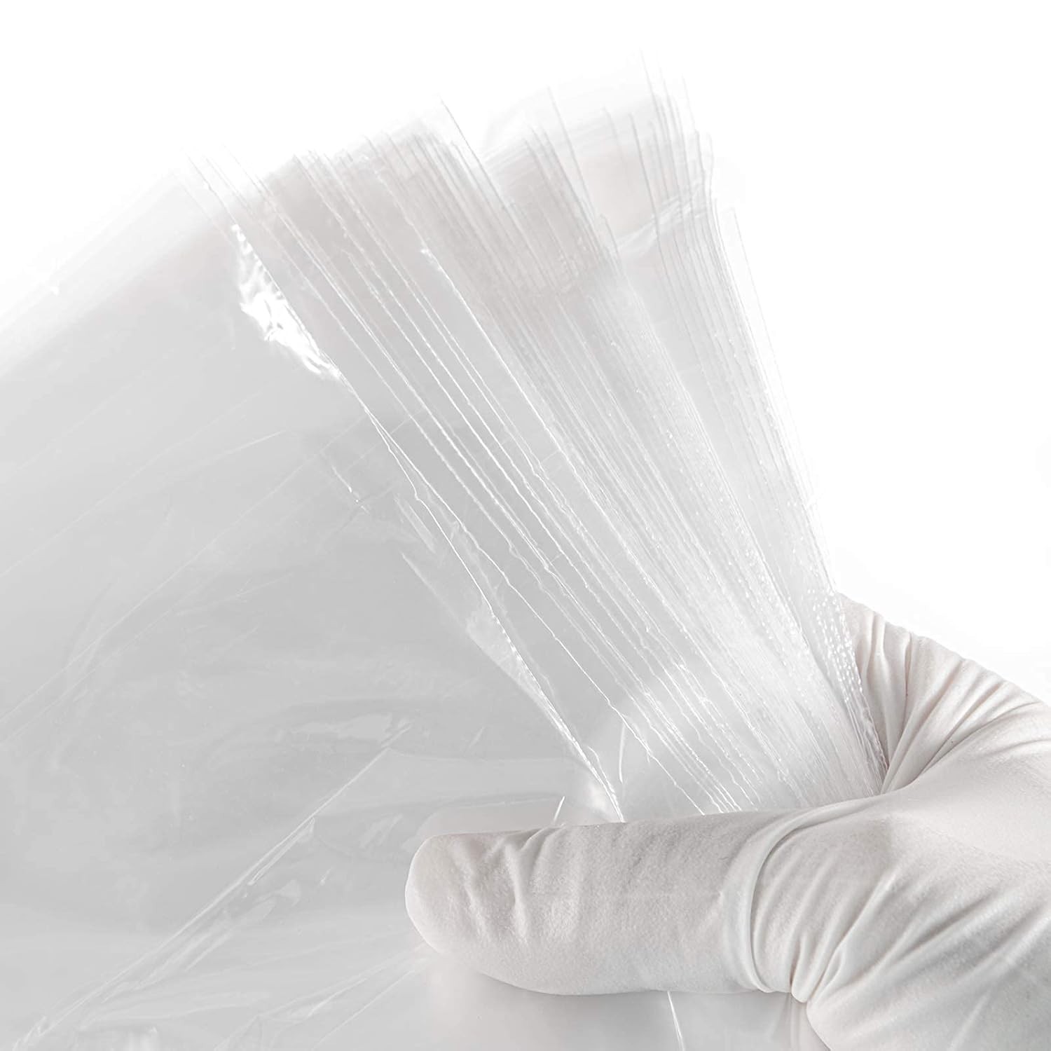 JMU 200Pcs Dental Half Chair Cover, 32″ x 32″ Disposable Clear Plastic Sleeve…