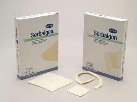 Sorbalgon Calcium Alginate Dressing 4 X 4in Sq. Sterile Box of 10