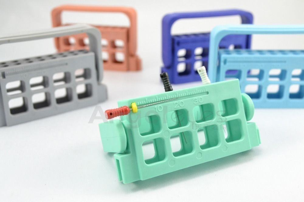 Dental ENDODONTIC Files Holder Ruler Root Canal Autoclavable Block Organizer