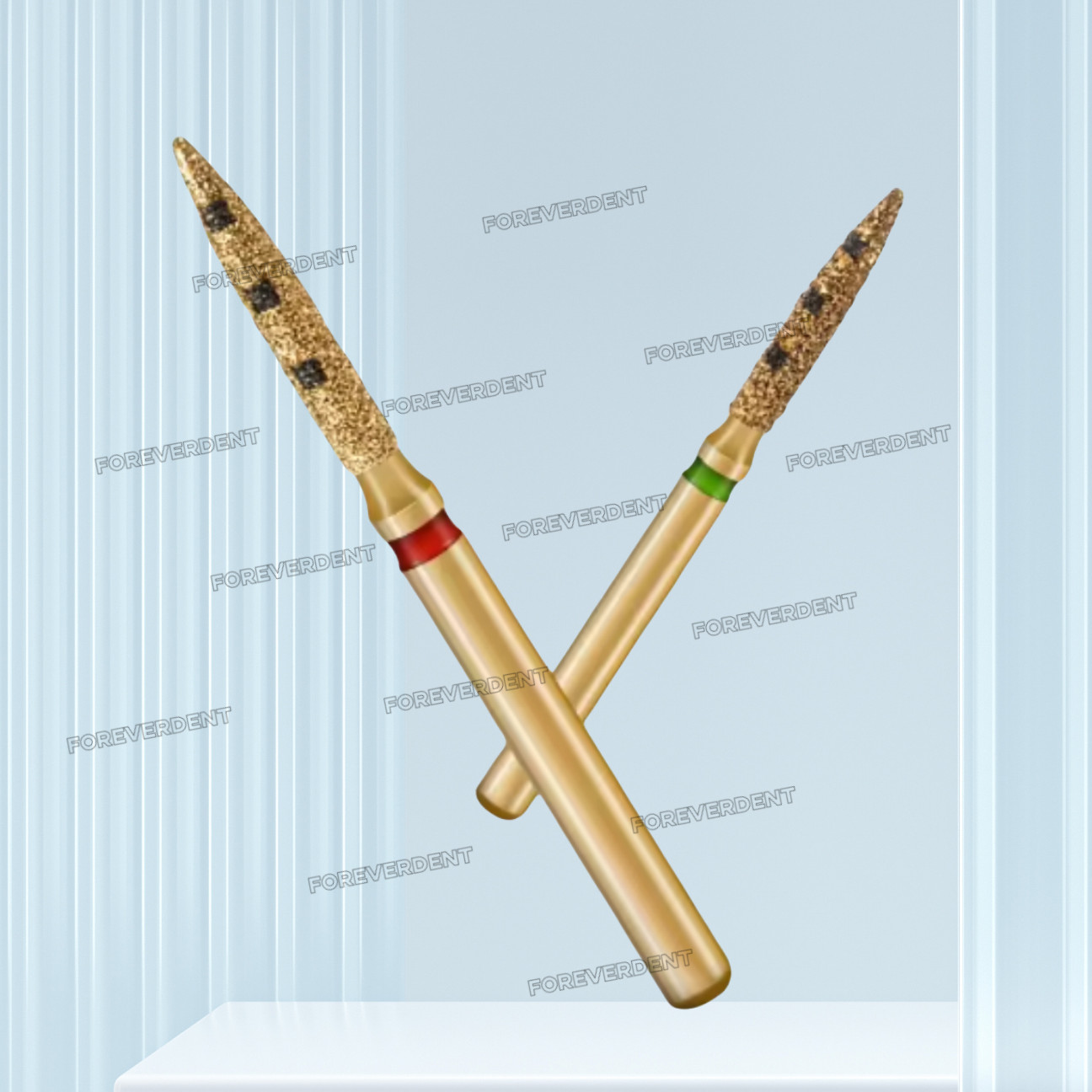Dental BOPT Preperation Burs Vertical Diamond FG7906 Oriented Technique 6pcs/kit