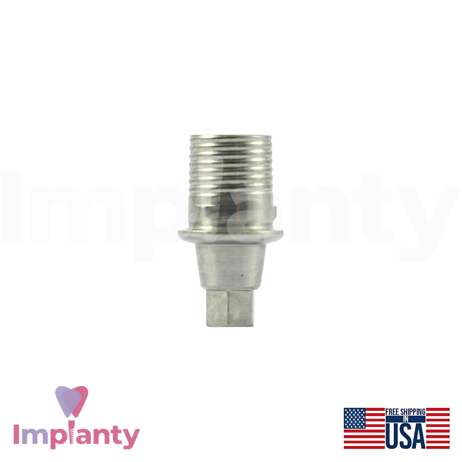 5x Neodent GM Compatible Titanium Base Ø4.5mm Prosthetic Grand Morse Connection