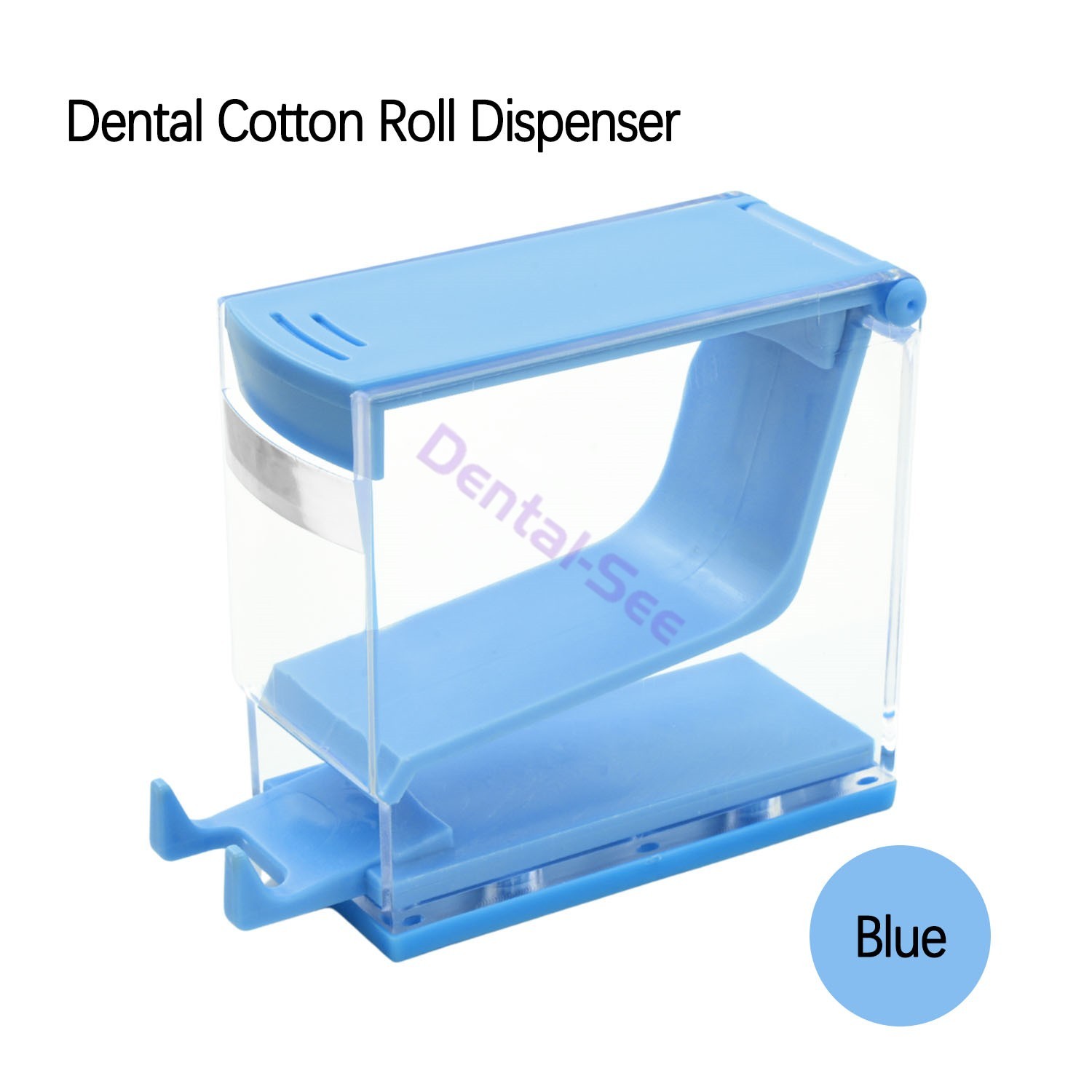 Dental Cotton Roll Dispenser Press Type Cotton Rolls Holder Hygienic Divider USA