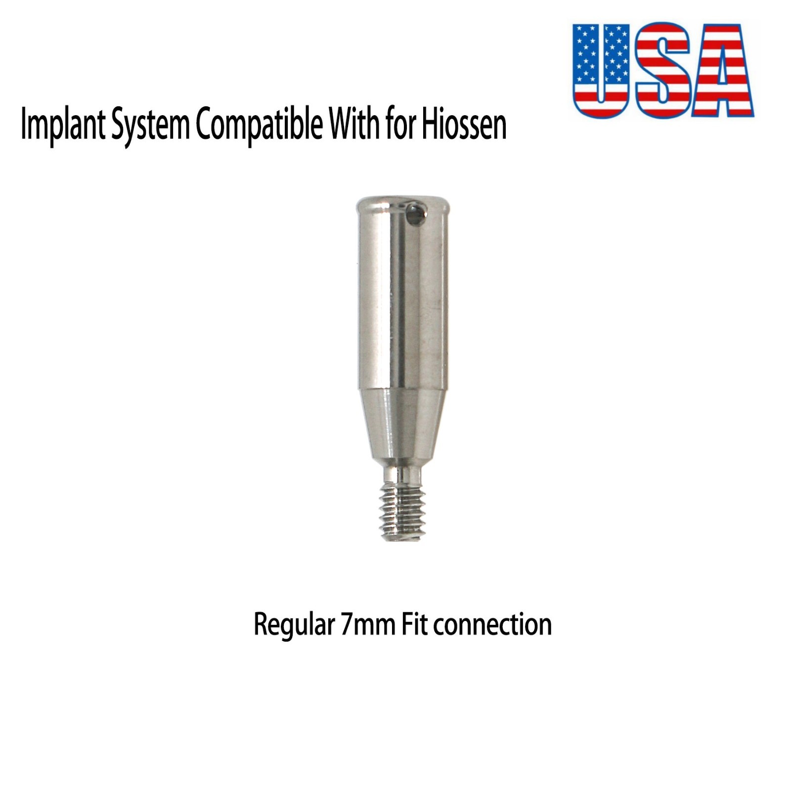 US Implant Locator Attachment Abutment For Hiossen ET Regular Platform 1.0-7.0mm