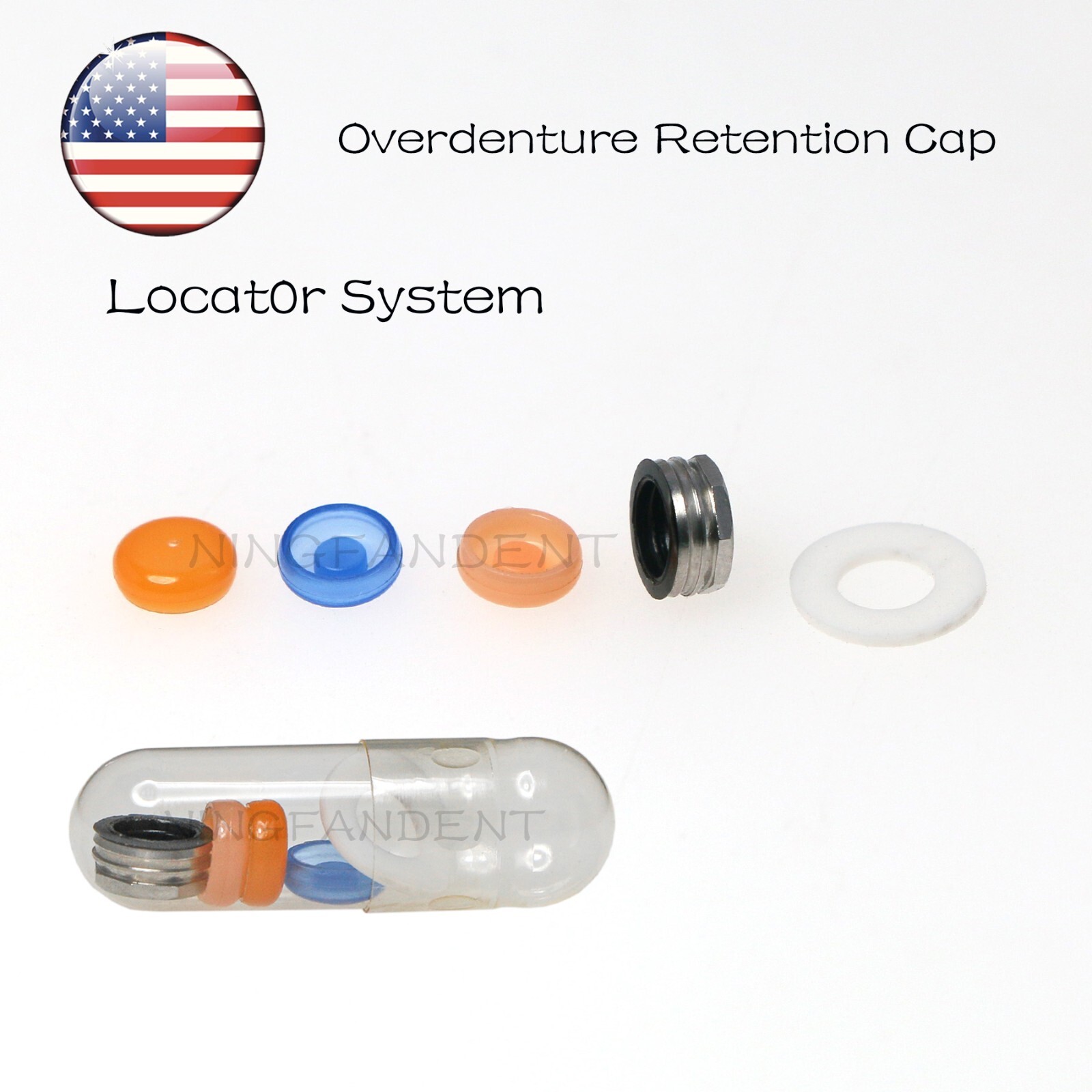US Universal Dental Retention Caps Locator Insertion Extraction Remove Core Tool