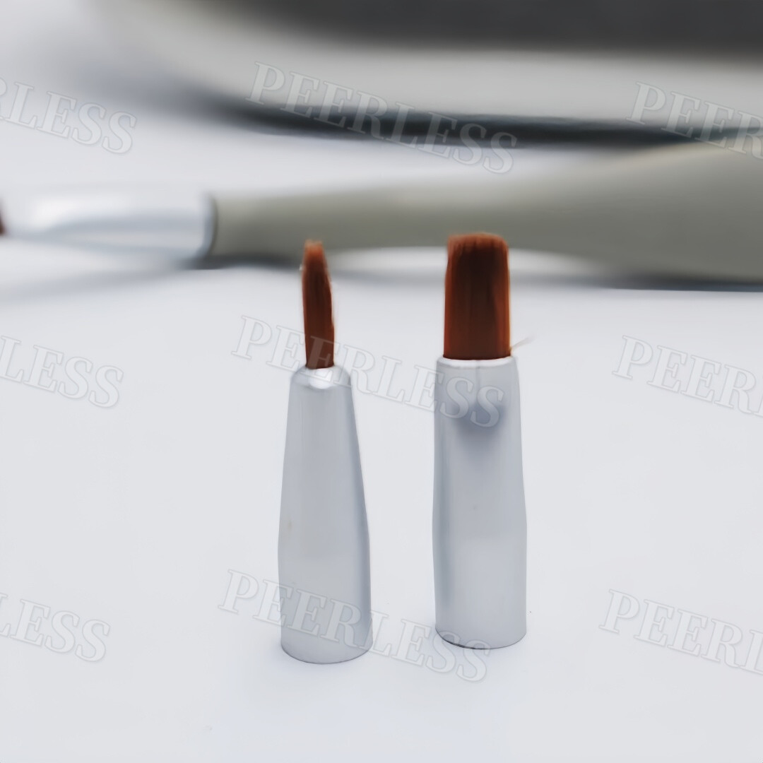 Dental Brush Pen Replaceable Brushes Head Straight Curved Head Mini Micro Brush