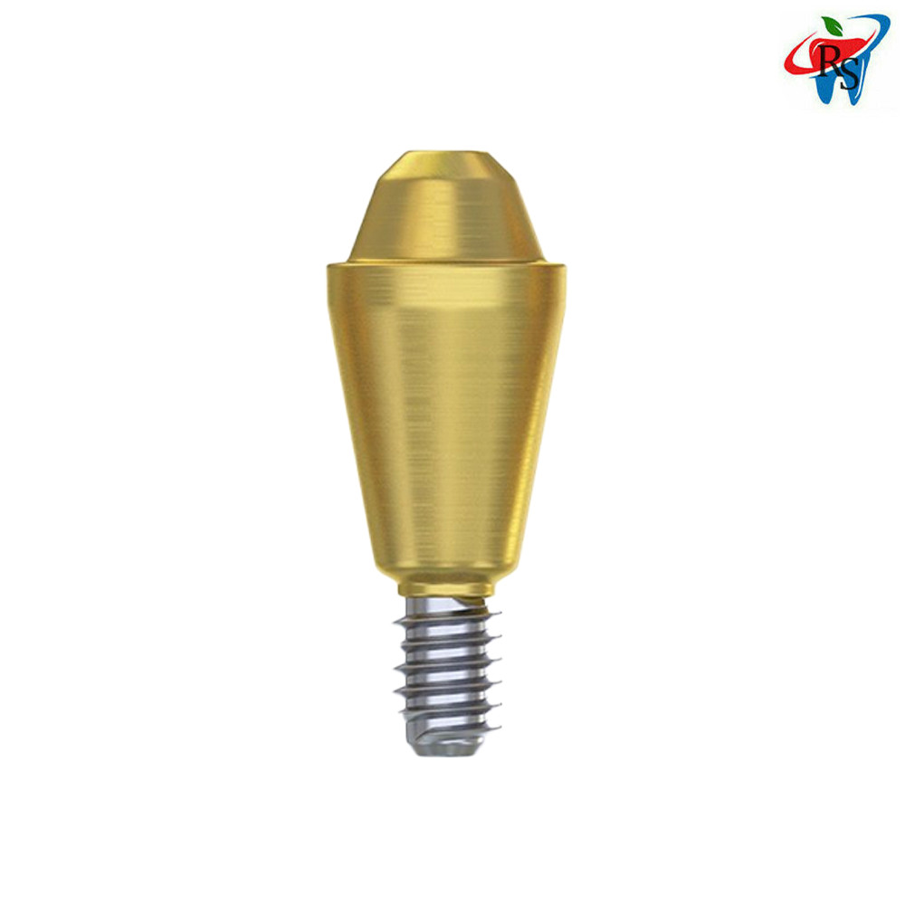 10 Prosthetic Straight Multi Unit 1.6 RP Conical Connection 2.65 Dental Titanium