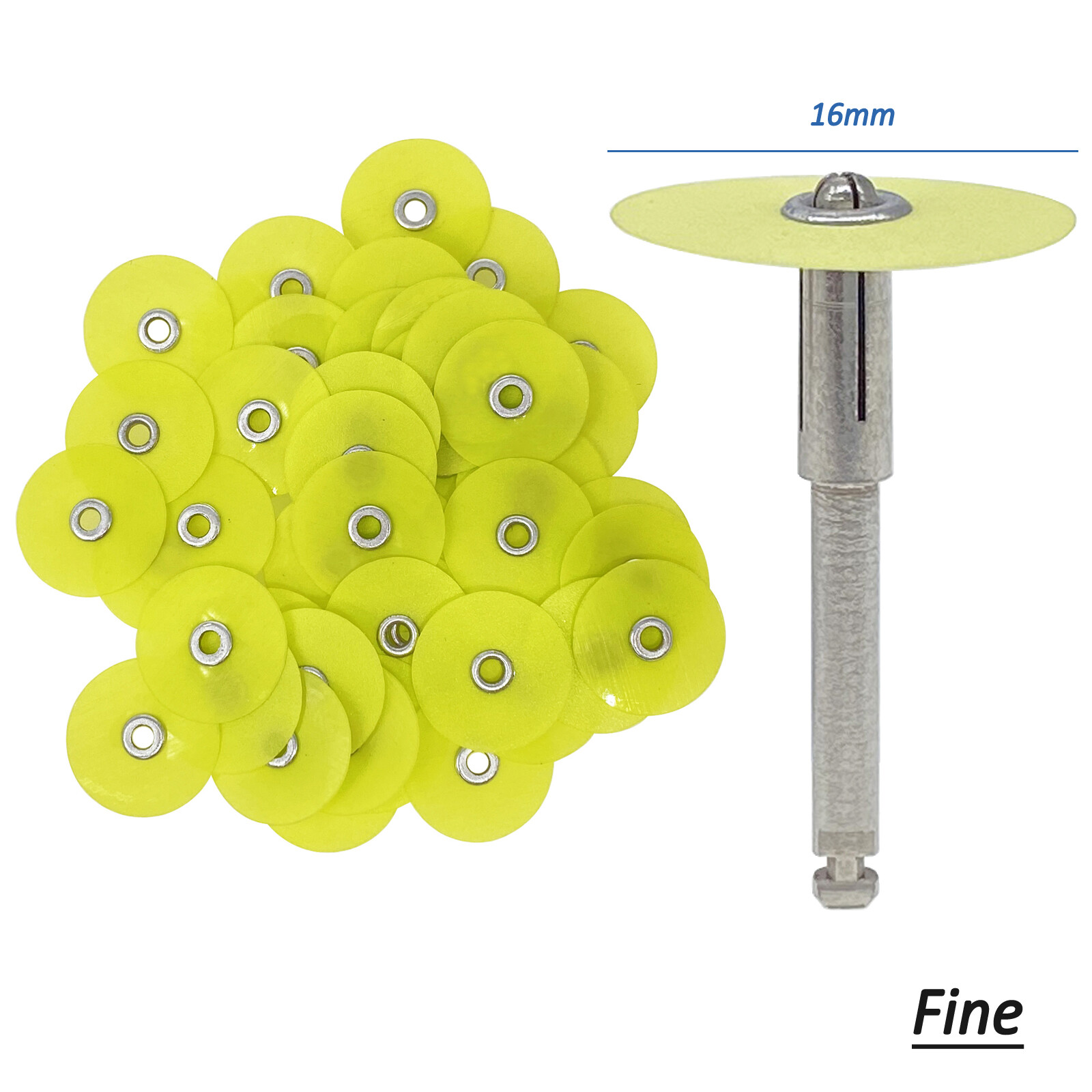 Dental Composite Finishing Polishing Discs SOFLEX 16mm / Mandrel