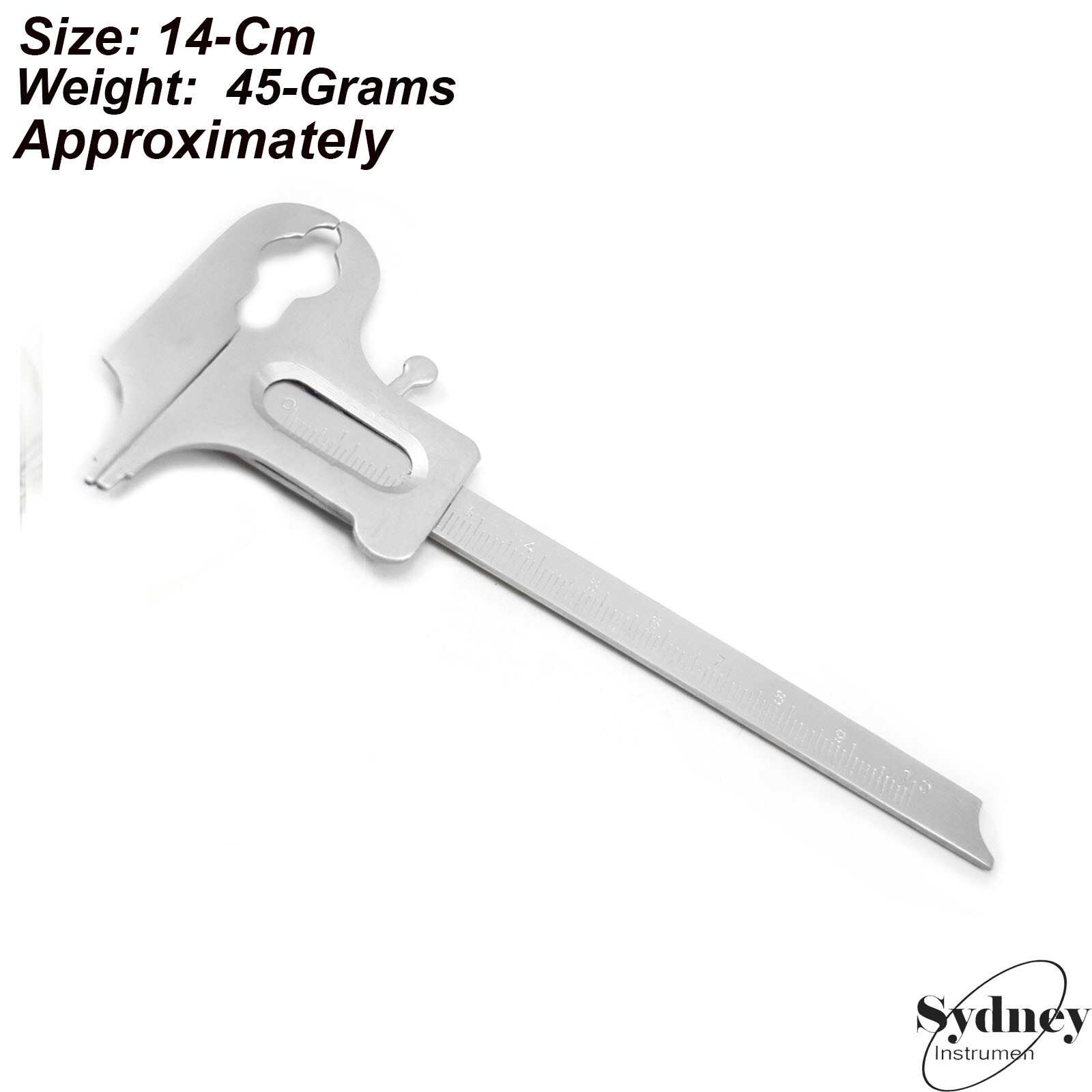 Dental Boley Gauge Caliper Sliding Measuring Dentist Lab Instruments