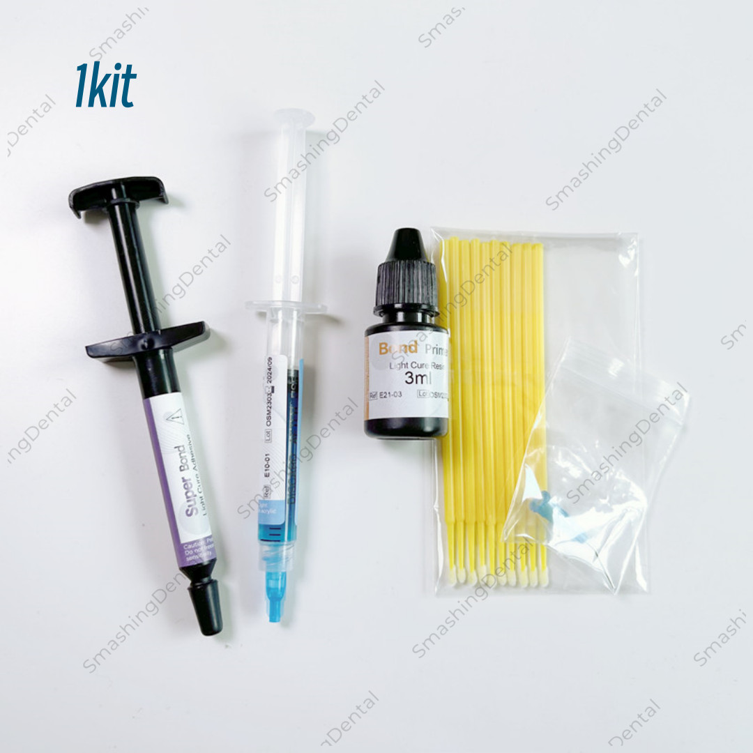 Dental Bracket Braces Glue Orthodontic Bonding Light Cure Resin Composite Kit