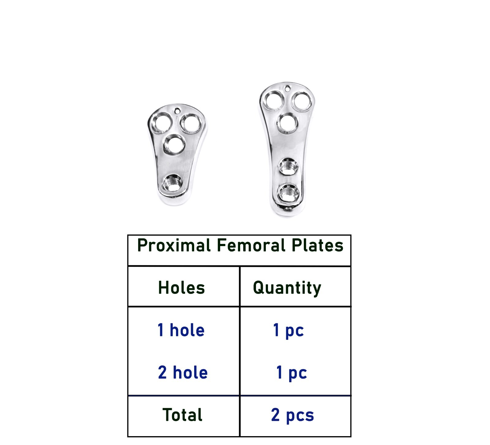 Proximal Femoral LCP plates with 6.5mm Cannulated Cancellous and 5.0mm LCP Screw