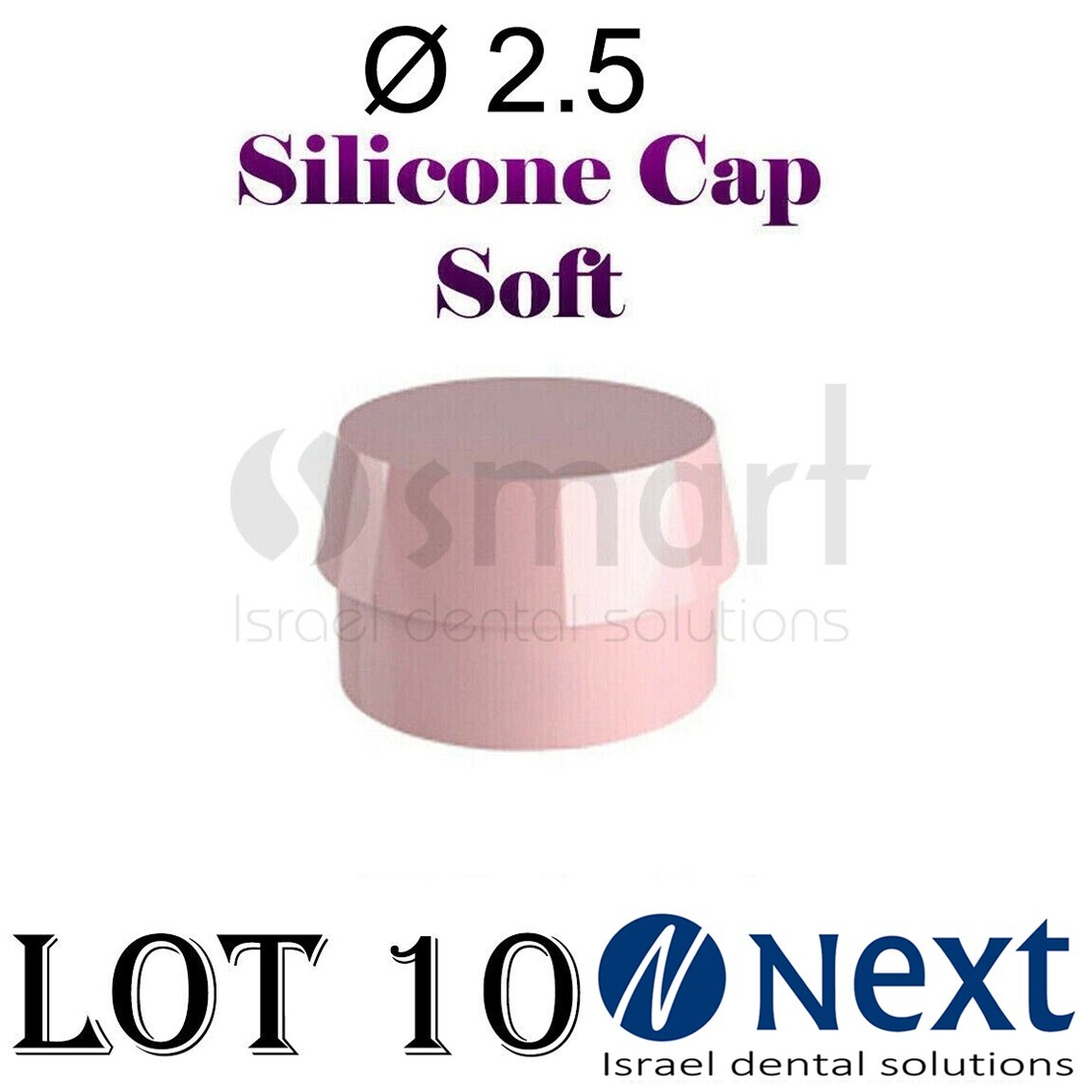 LotX10 Ball Attachment Silicone cap 2.5 mm soft Rhein83 Europe made Original