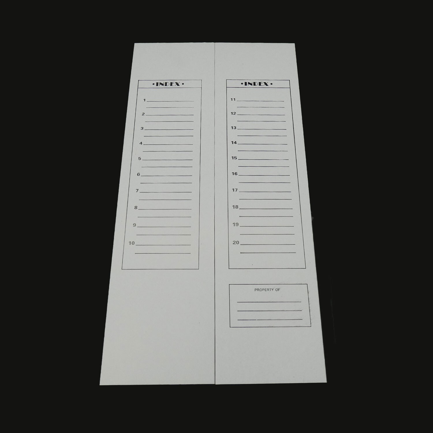 Cardboard Slide Tray, Index for Microscope Slides, 5/pack