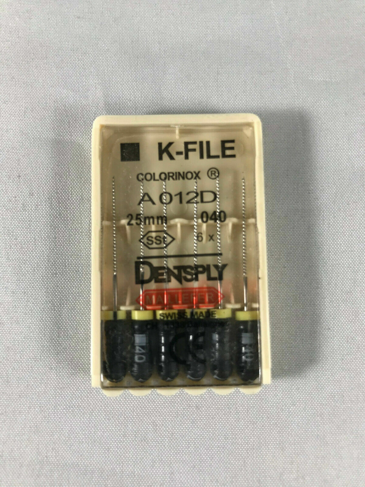 Dentsply Maillefer K-file Endodontic stainless steel 25mm All sizes 30 files/pk