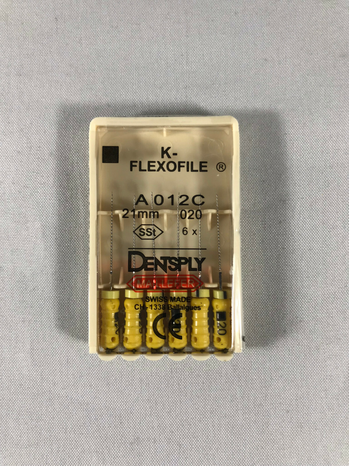 Dentsply Maillefer K-Flexo SS file Endodontic 21mm All sizes 30 files/pk