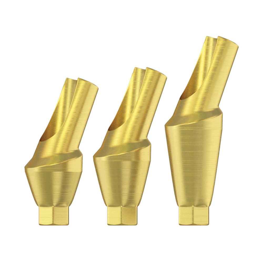 1pcs Dental Abutment Anatomic Angulated 25° Conical Connection RPØ5.0-4.3mm