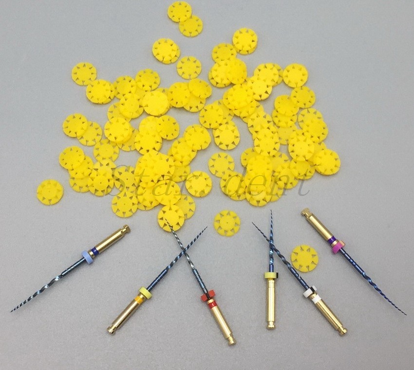 500pcs Dental Endo Files Stoppers Disinfection Counters Marking Circle Rings