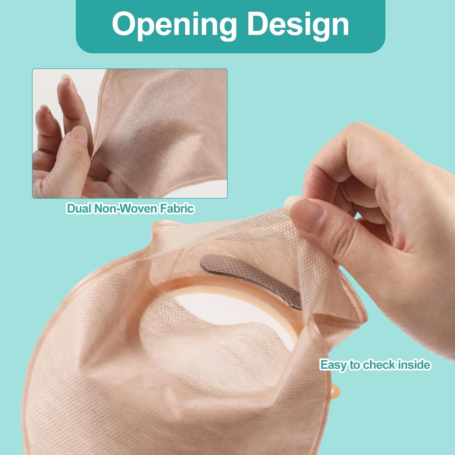 Colostomy Bags, 20 PCS Ostomy Supplies Two Piece Drainable Convex Bag…