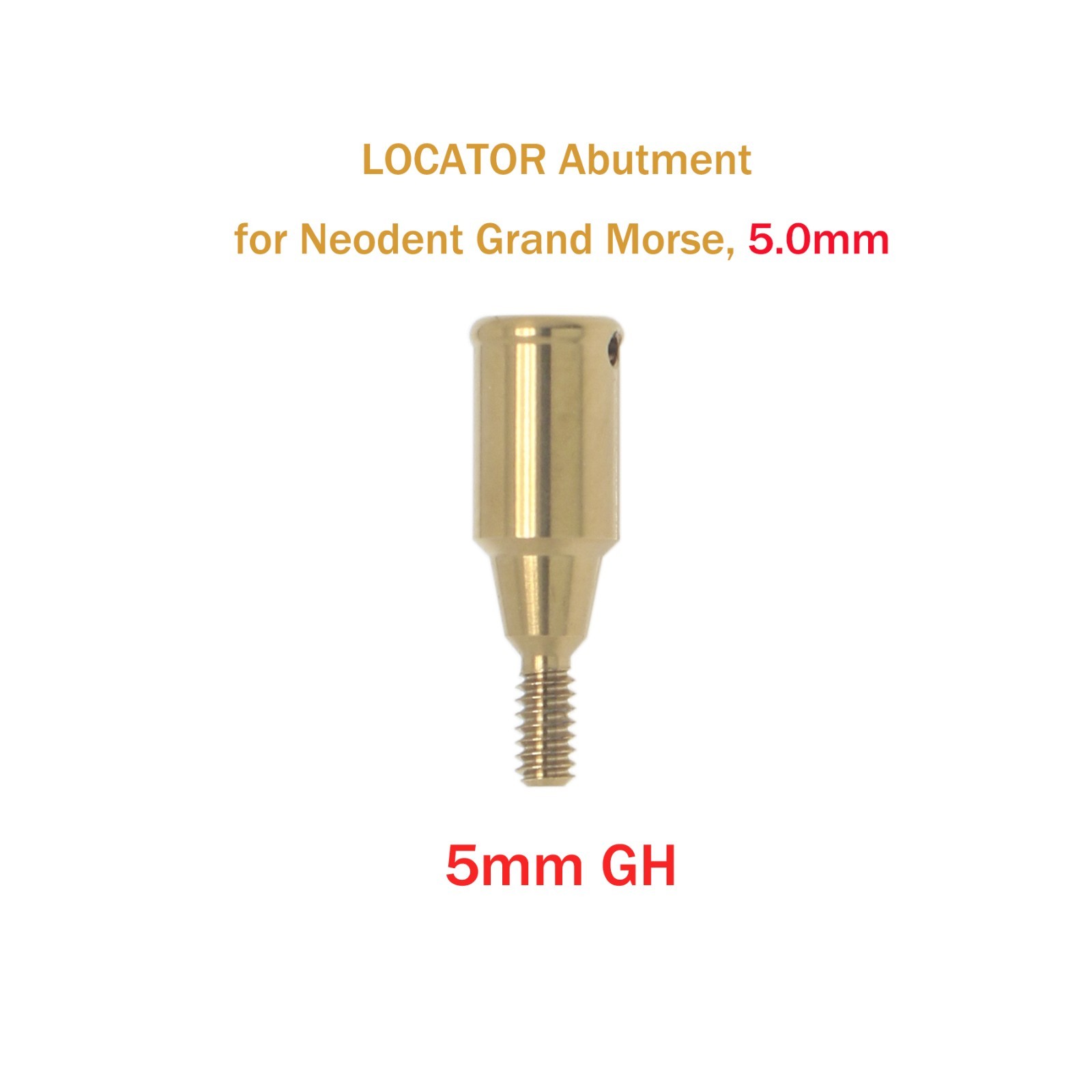 Titanium Overdenture Abutment Zest Locator Anchor Neodent GM Retention Inserts
