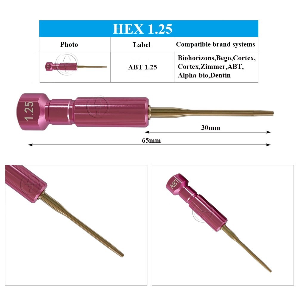 Screwdriver Dental Lab Screwdriver lab tools 9 pcs/kit
