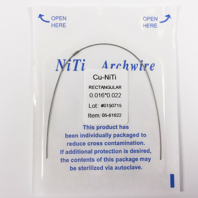 Dental Orthodontic Copper Cu-Niti Wire Arch Wire Rectangular Damon Form 1pc/pack